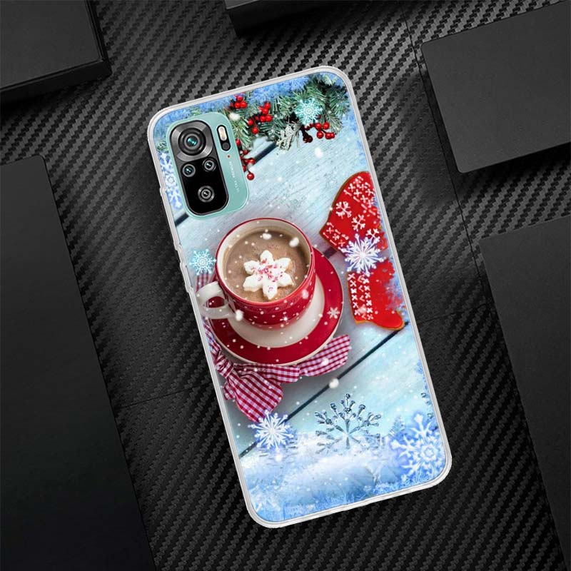 

Winter Coffee Christmas Silicon Call Phone Case For Xiaomi Redmi 12 12C 13 13C 14C 10 10A 10C 9 9A 9C 9T 8 8A 7 7A 6 6A K70 K60 Redmi K30 Pro