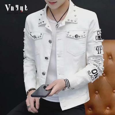 Men's Trendy Loose Denim Jacket - Spring/Autumn Fashion