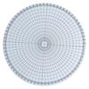Transparent Acrylic Circular Clay Divider Tool with Precise Scale for Equal Cutting and Drawing Circles