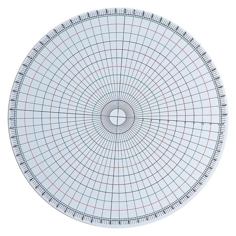 Transparent Acrylic Circular Clay Divider Tool with Precise Scale for Equal Cutting and Drawing Circles