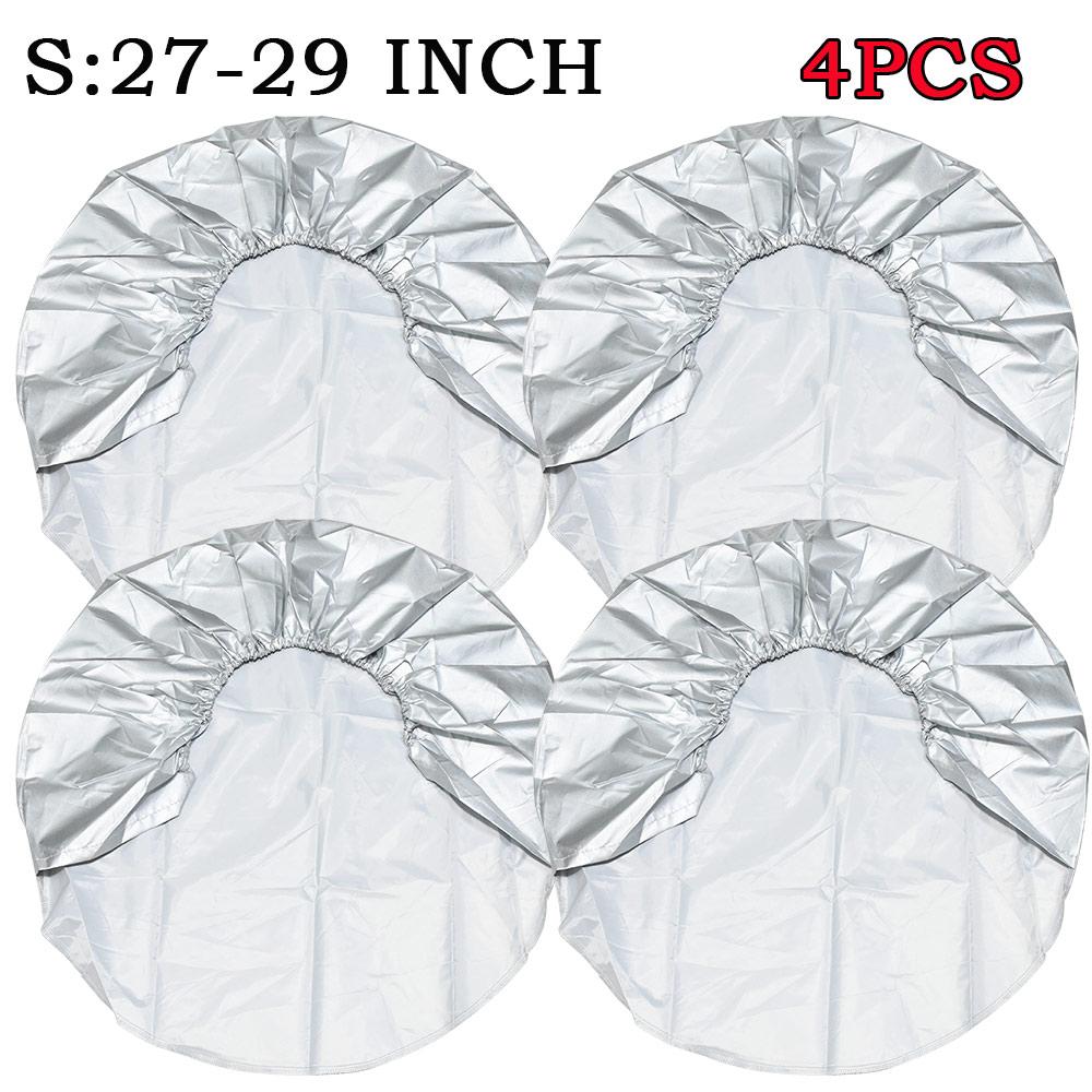 4PCS 27-32 Inch Car Tires Storage Bag Wheel Tire Covers Case Vehicle Wheel Protector for RV Truck Car Camper Trailer Wheel Cover
