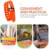 Travel Compact Tied Belt Utility Silicone Fixed Cargo Tie Down Luggage Lash Belt Strap Camping Hiking Cargo Storage Belt Buckle
