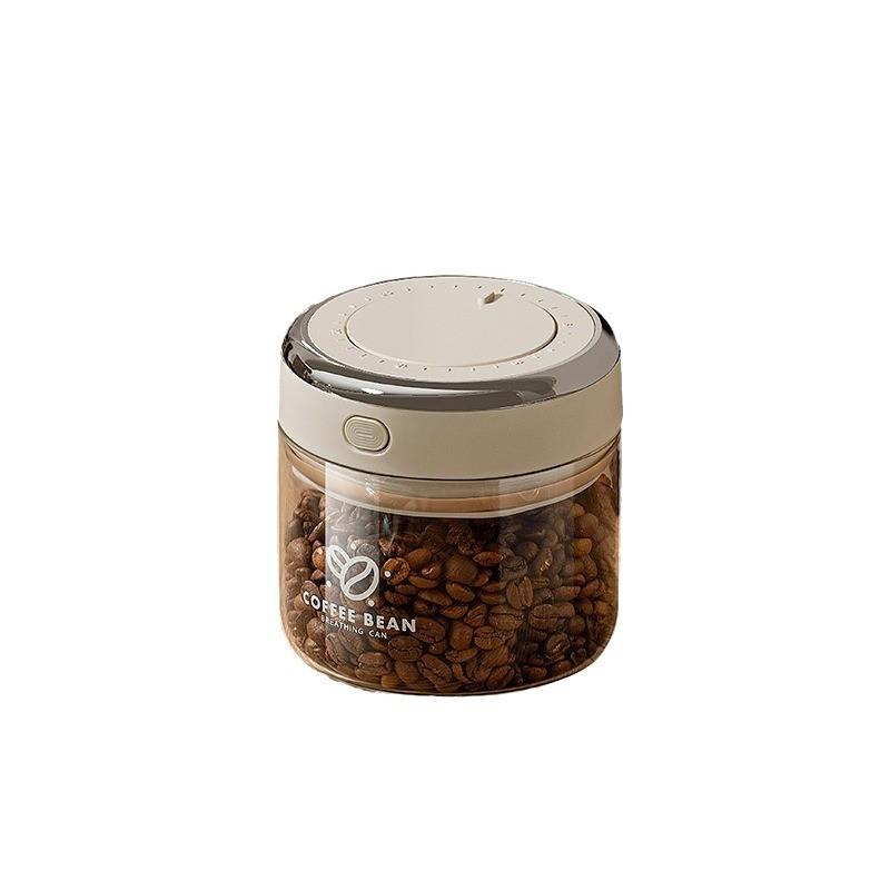 Modern Minimalist Vacuum Coffee Bean Storage Container With Sealed Lid For Freshness