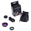 Universal Mobile Phone Rose Gold Silver Aluminum Alloy lens