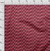 oneOone Cotton Flex Fabric Waves Flame Stitch Print Fabric By The Yard 40 Inch