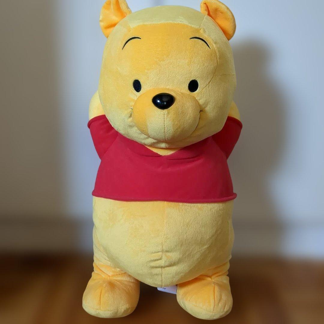 Winnie the Pooh super large plush toy supine pose