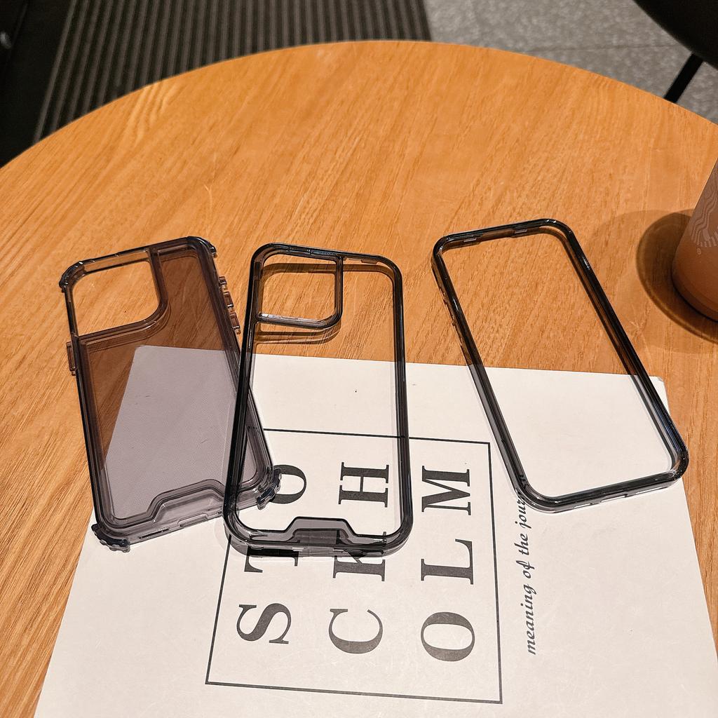 Colorful Three-in-one Four-corner Anti-fall Phone Case for IP16promax/ for IPhone15PRO Premium