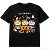 Chiikawa Halloween Pumpkin Witch Graphic TShirt ShortSleeve Casual Top For Spooky Season Anime Fan Holiday Party Daily Wear