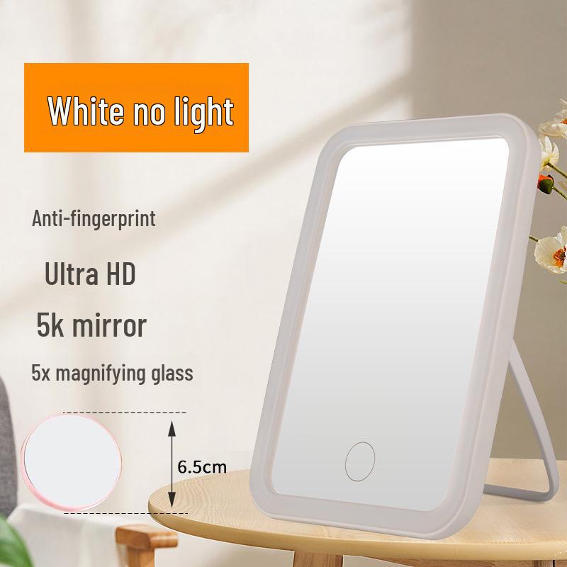 

Портативное светодиодное зеркало для макияжа со складной подсветкой для дома и путешествий