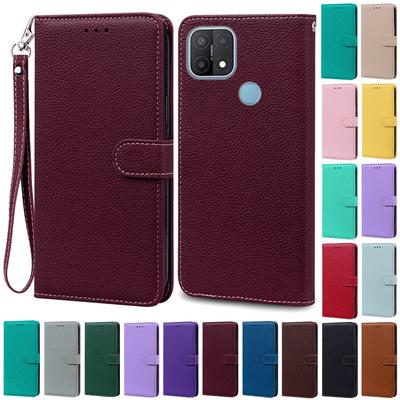 Para Funda OPPO A15 Cubierta OPPO A15S Funda Billetera de Silicona con Tapa para OPPO A15 CPH2185 A15S CPH2179 Funda de Teléfono Cuero Coque Fundas