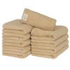 Towel Laboratory Face Milky Standard Medium Low Fast JapanTechnology [Everyday Simple] #001 Towels, Beige, 10-Piece Set, Type, Weight, Lint,