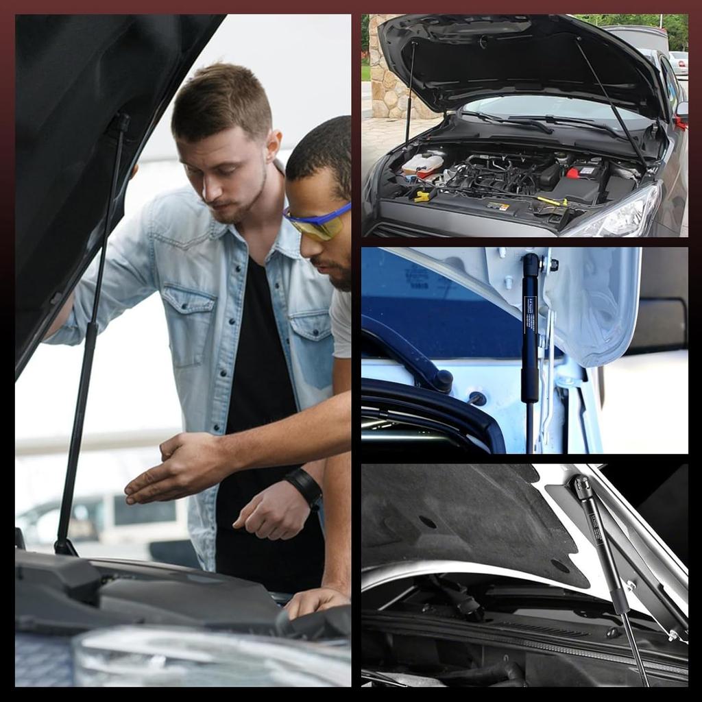 Front Hood Lift Supports Compatible with Nissan Murano 2015 2016 2017 2018     (2-PC Set) Shock Struts Replace # 654705AA0A