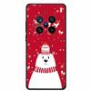 Christmas Cover For Vivo X200 Pro 6.78"Black Silicone Case For vivo X200 Pro mini 6.31" TPU Santa Claus ChristmasTree Back Cover