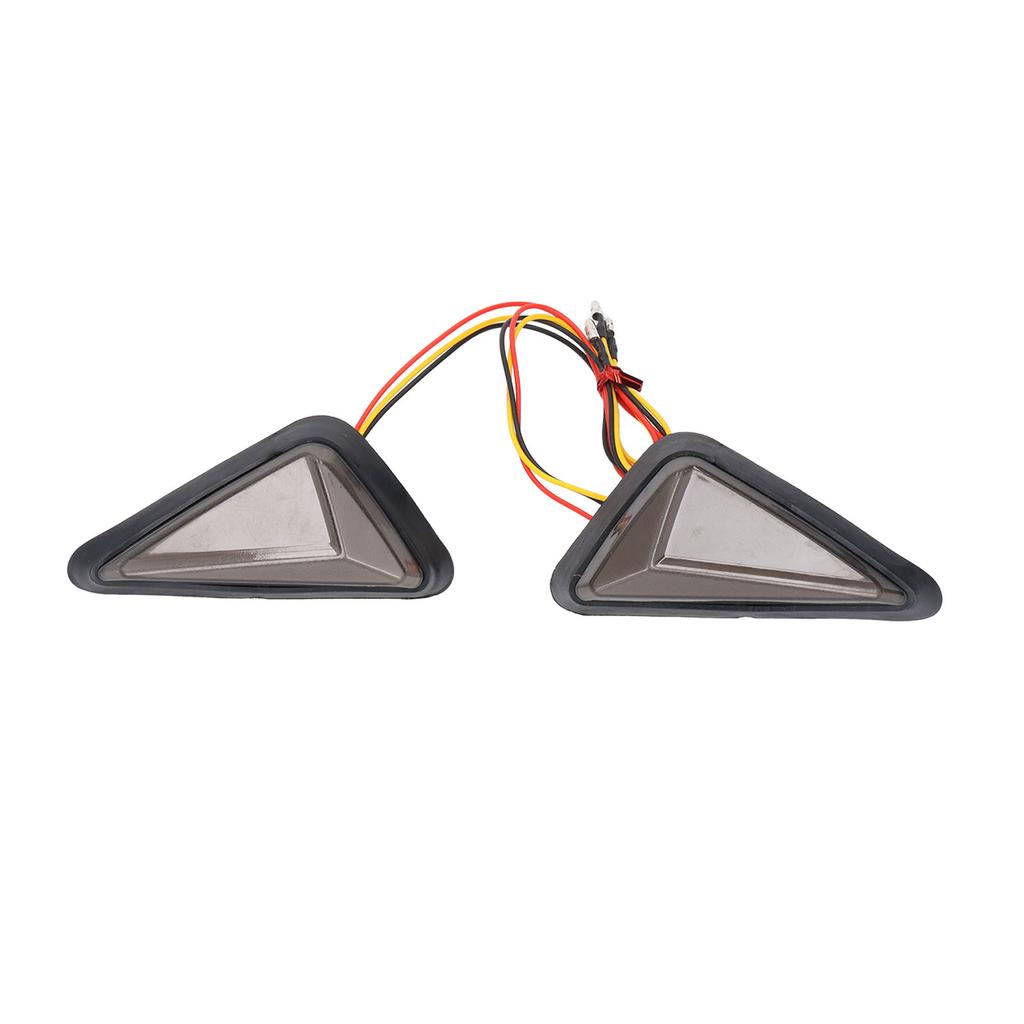 2pcs Motorcycle LED Turn Signals Flush Mount Indicator Blinker Universal for Motorbike
