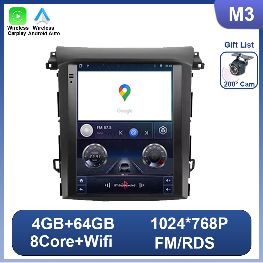 9.7 Inch Car Stereo Android 14 For Subaru XV Forester 2018-2021 Car Radio Multimedia Player 4G Wifi 8 Core 2 Din Carplay DSP BT