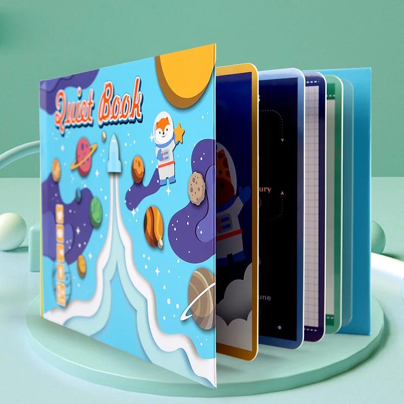 Toys Educational Baby First Enlightenment Book Montessori Quite Book Early Learning Sticker Busy Book Matching Games for Kids