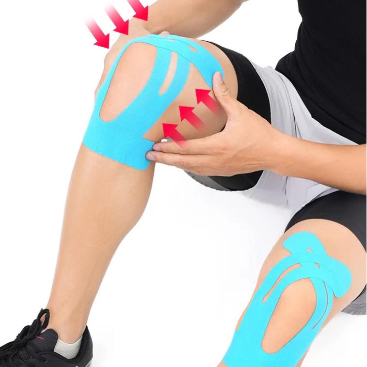 1pcs Tape Breathable Waterproof Elastic Sports Tape for Knee Support Stability Athletic Therapeutic Tape