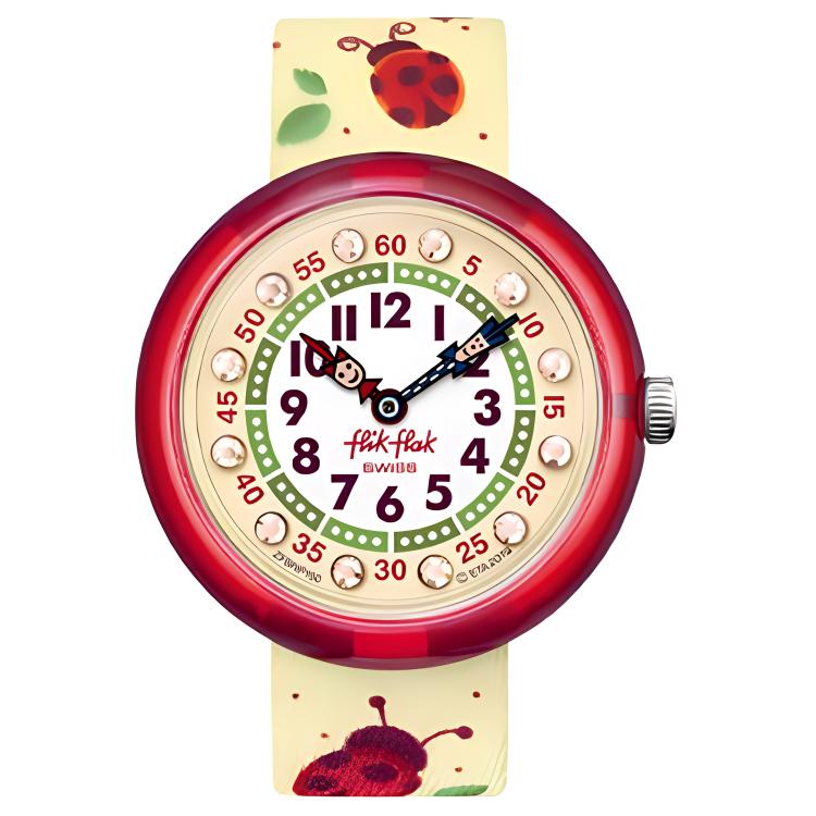 SWATCH Kids Blue Watch ZFBNP150 ZFBNP150 Yellow Watch Dial