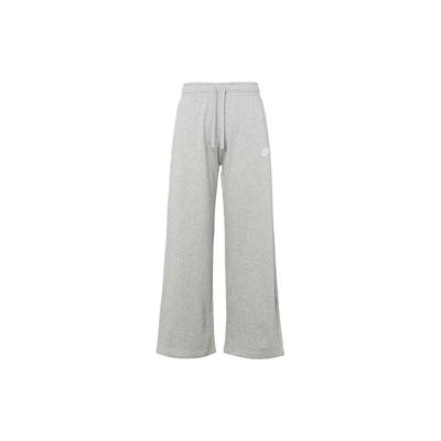 High-Waist Drawstring Casual Pants With Solid Color Logo Women Bottoms Light-Grey FB2728-063