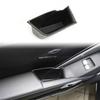 Matte Black Inner Door Armrest Storage Box Trim For  Chevrolet Corvette C7 2014+