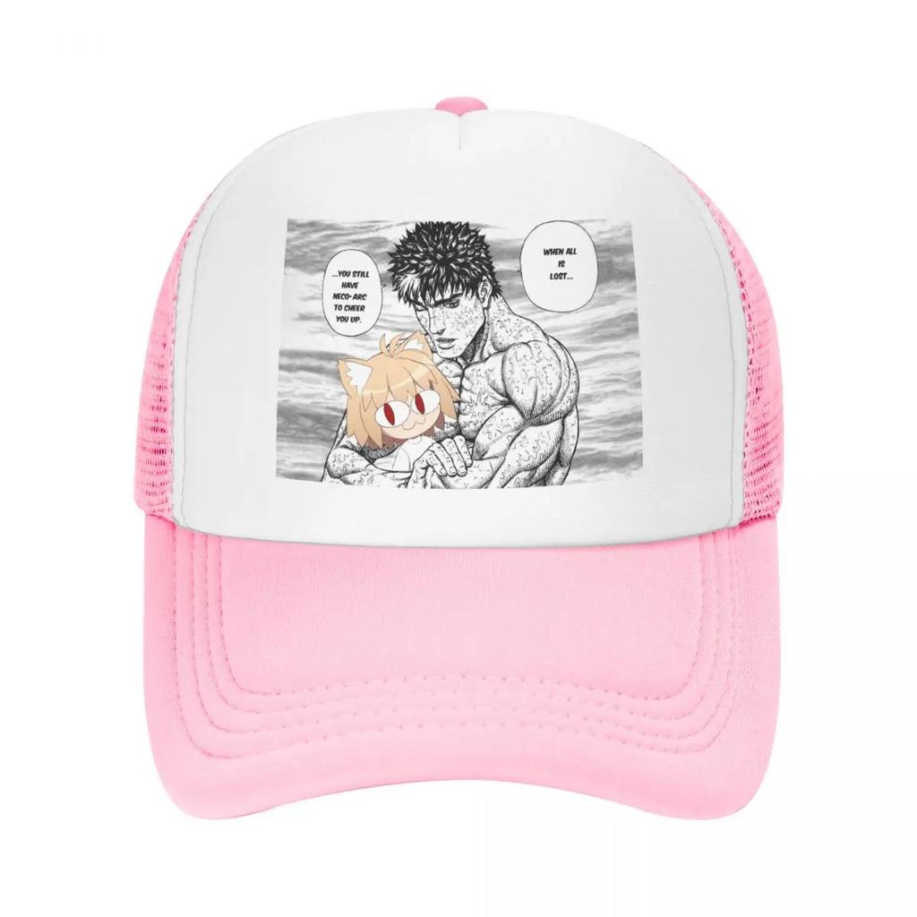 Custom Classic Berserk With Neco Arc Baseball Cap Unisex Women Adjustable Trucker Hat Sun Protection Snapback Trucker Cap