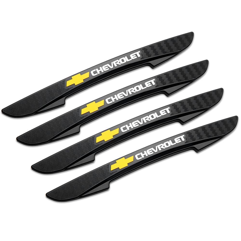 4Pcs Car Door Rearview Mirror Bumper Strips Protective Stickers Auto Exterior Accessories For Chevrolet Cruze Captiva Malibu Z71