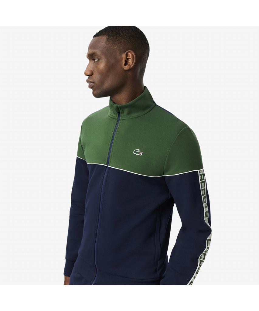 Lacoste Men'S Lettering Tennis Sweat Jacket Sh4751-55N 802
