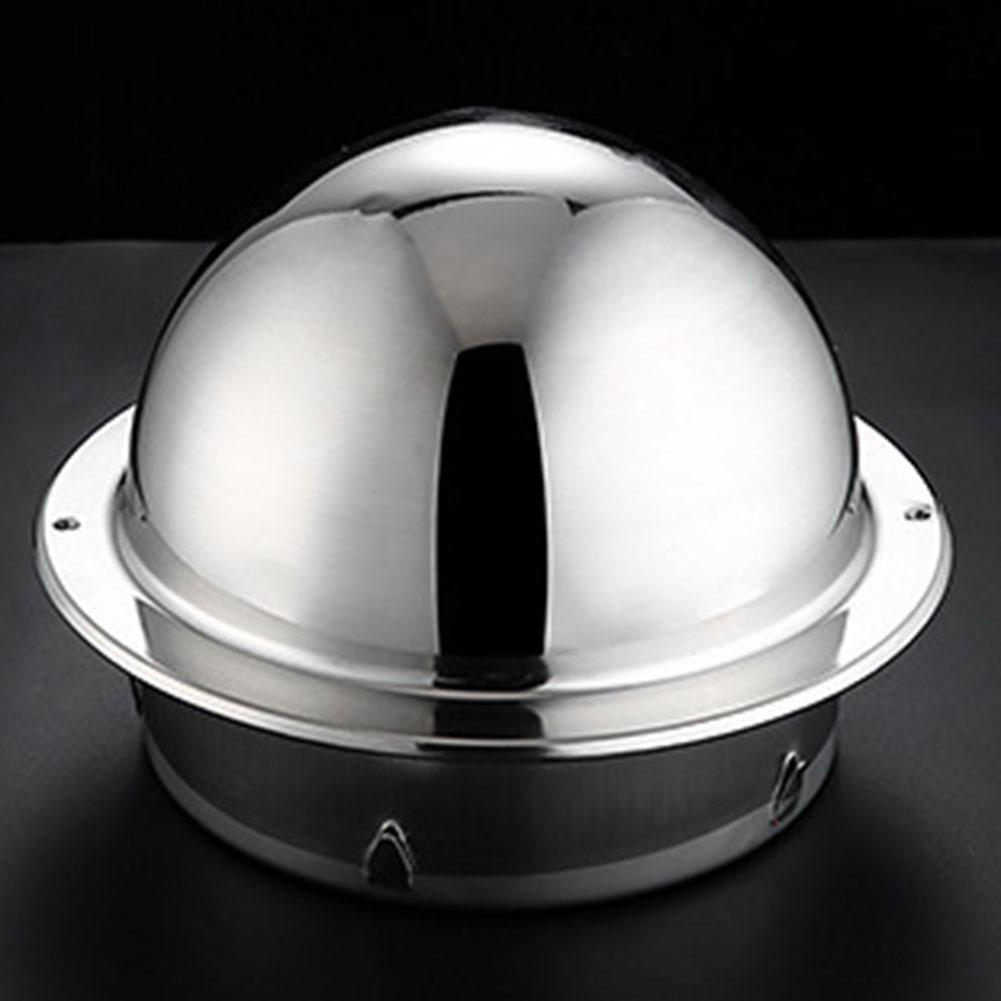 Stainless Steel Exterior Wall Air Outlet Grille Round Heating Cooling Vent Cover
