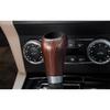For Mercedes-Benz GLK 2009-2015 Wood Grain Central Console Gear Shift Knob Trim