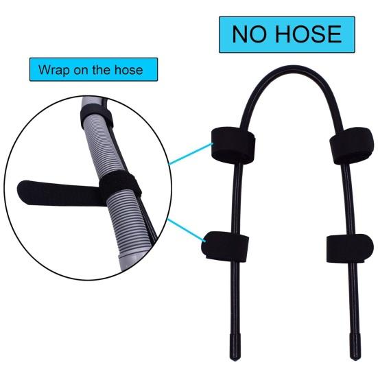 Laundry Tub Hose Holder Clip Washing Machine Discharge Hose Anti-Rust Hanger Household Laundry Accessory