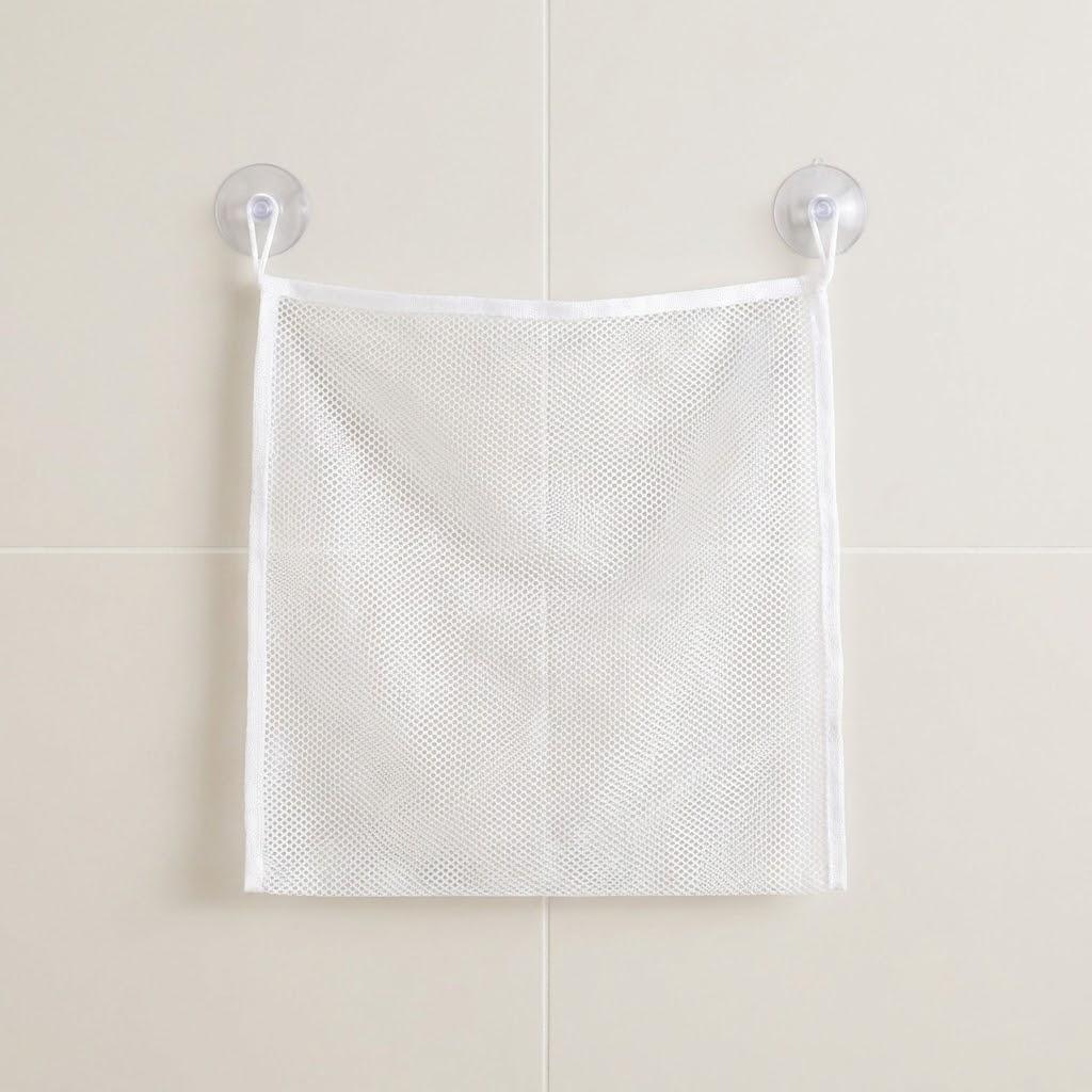 

Kids Bathroom Storage Bag Mesh Organizer PVC Toy Organizer Hanging Net Suction Cup Tub Toy Storage