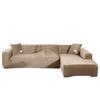 Silver fox fleece all-inclusive sofa cover Autumn and winter fleece living room sofa towel cover European L-shaped princess reclining chair cover
