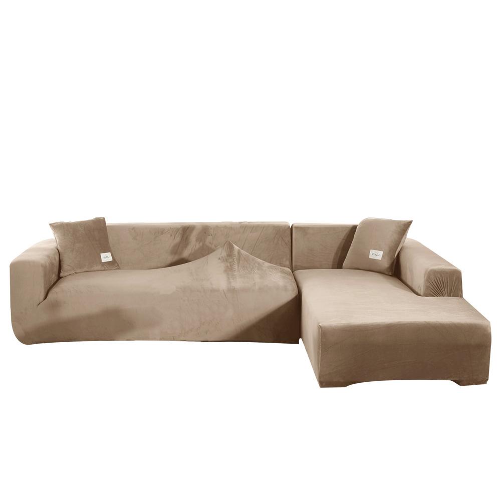 Silver Fox Fleece All-inclusive Sofa Cover Autumn and Winter Fleece Living Room Sofa Towel Cover European L-shaped Princess Reclining Chair Cover