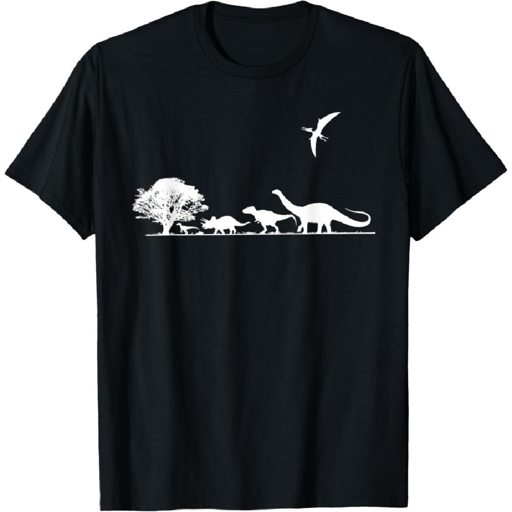 

Динозавры Доисторический Динозавр Детская или Взрослая Футболка Дино XXXXXL чёрный
