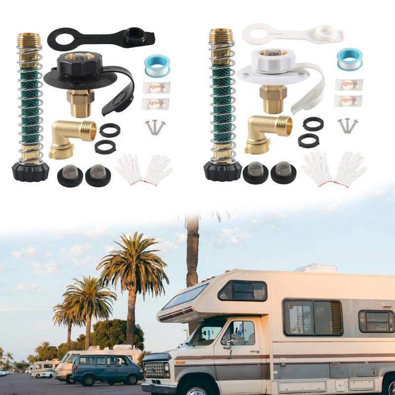 Wohnmobil Wassereinlass Rückschlagventile Set Mit Messingverschraubungen Wohnmobil Wassereinlass Für Auslaufsichere Wasseranlage Installation