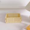 Color Organizing Storage Baskets Case Folding Student Desktop Basket Tape Stationery Plastic Foldable Container Storage Box