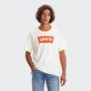 Levis Color Block Logo Print Crew Neck T-Shirt Men Tops White 16143-0130