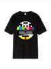 Unisexs Vintage Retro Trendy No Signal Gothic Harajuku Print T Shirt Summer Oversize Tee Unisex Streetwear Casual Top Y2k Grunge