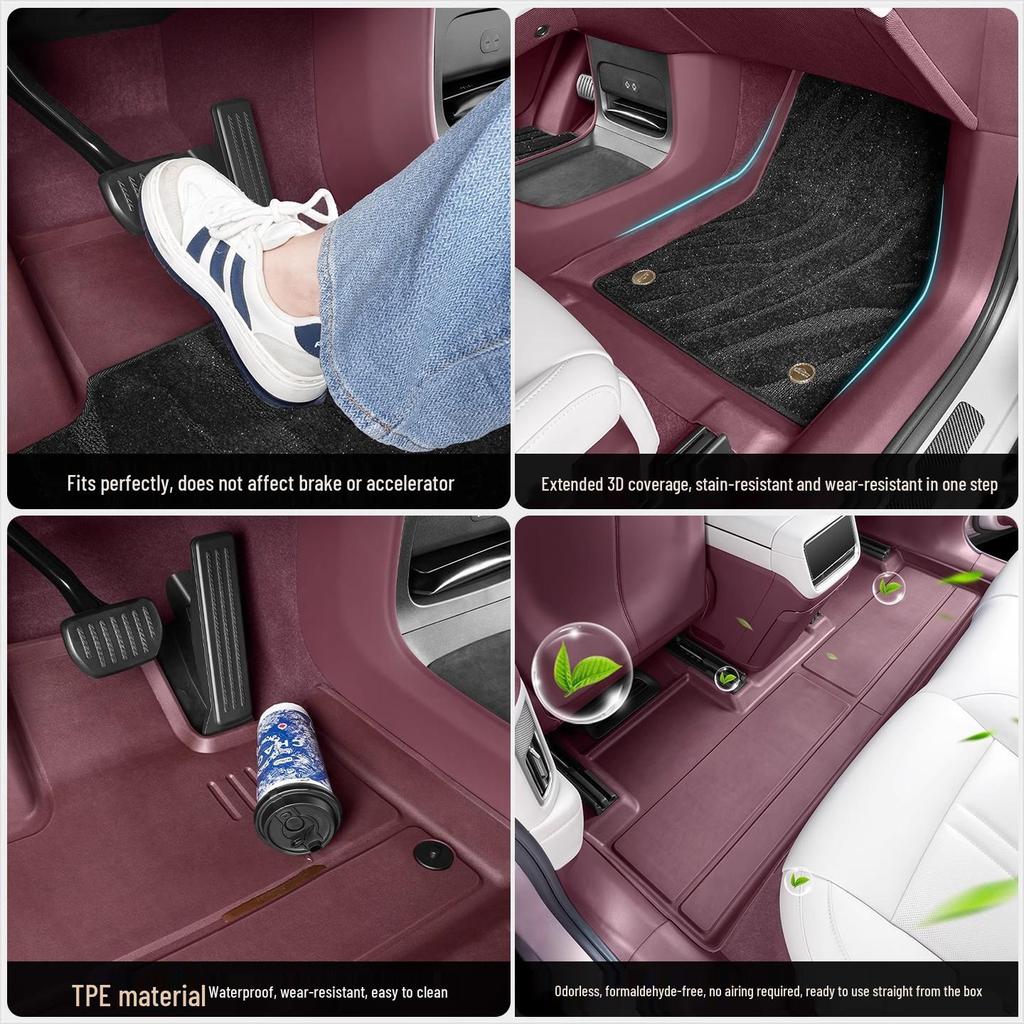 Xiaomi YU7 All-TPE Starry Sky Car Floor Mats, Interior Accessories