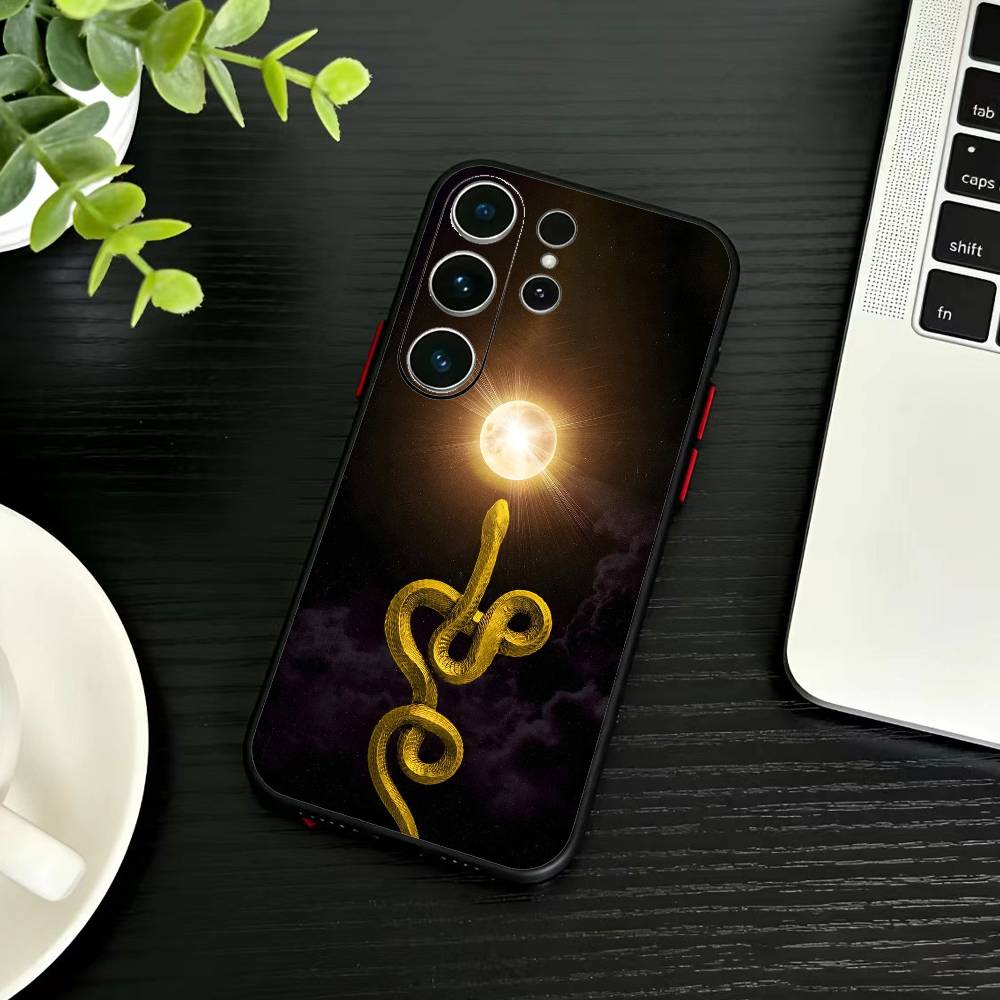 Snake Classic Phone Case For Samsung S26,S25,S24,S23,S22,S21,S20,S30,Ultra,Plus,Fe,Note,5G Black Cover