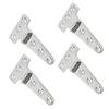 4pcs Heavy Duty Marine Grade T Hinge 316 Stainless Steel Universal Fit Boat Door Hatch T Hinge for Yachts