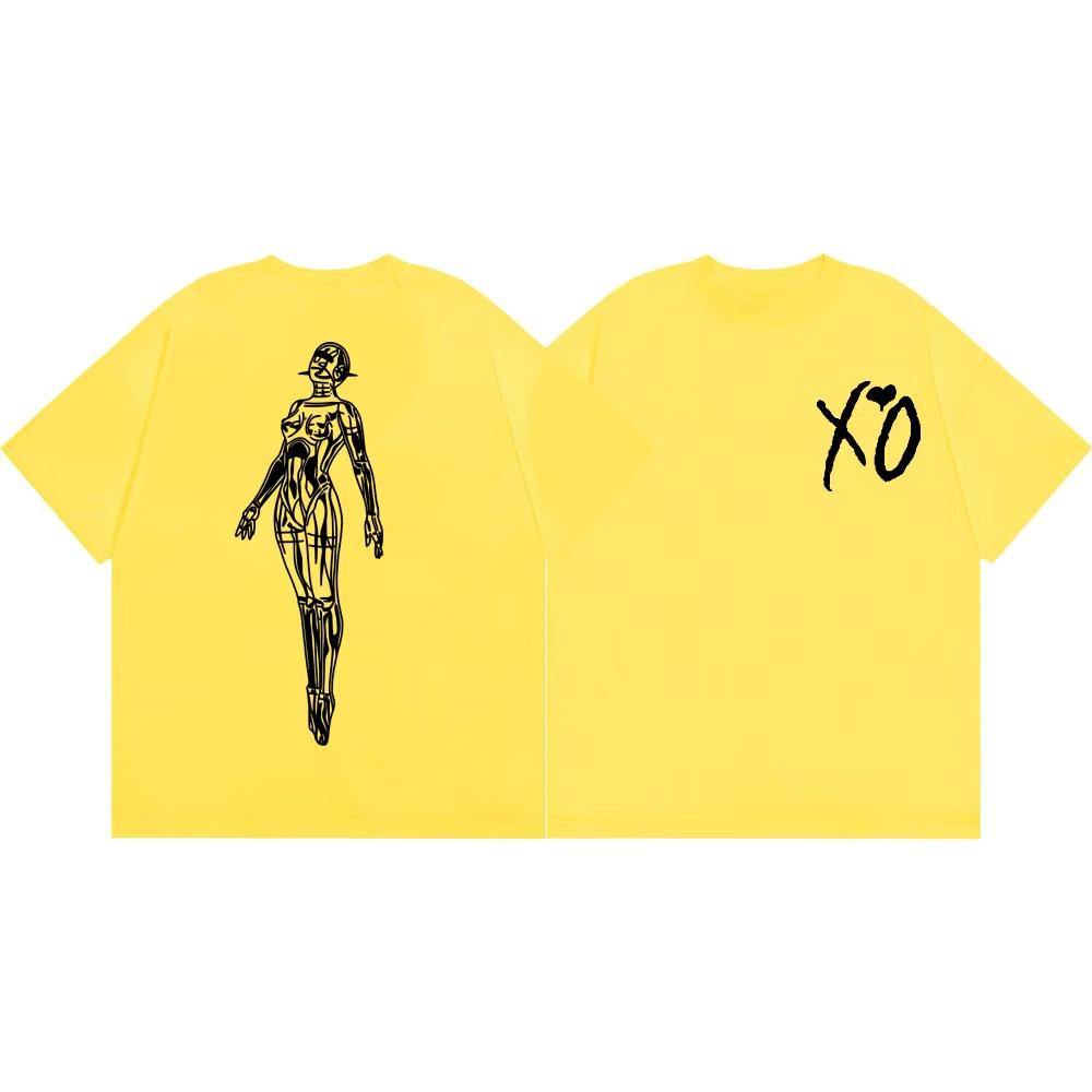 2026 Rapper The Weeknd Merch Tshirt Unisex Unisex Clothing Fashion Hip Hop Short Sleeve Tshirts Summer Casual Loose T Shirts