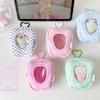 Doll Storage Bag Y2K Korean Style Cute Solid Color Polka Dot Portable Pouch for Girls Stationery Storage