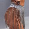Tassel Belly Waist Chains Crystal Beach Body Chain Fashion Waist Jewelry Rave Body Accessories for Women and Girls