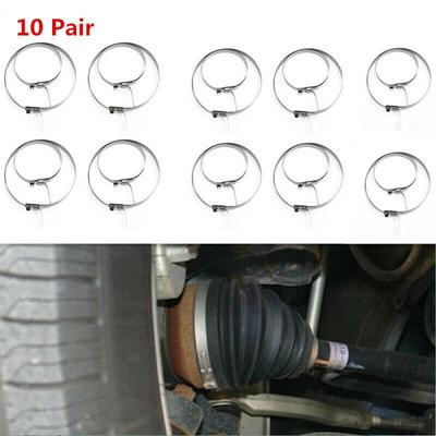 20 peças braçadeira de bota CV braçadeiras de bota para auto/aTV kit de eixo de junta homocinética