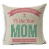 Love Letter Pattern Throw Pillow Covers With Digital Printing Of Short Plush Fabric Car-Shaped Sofa Cushion Home Decor