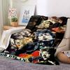 Retro Cool B-Bob Dylan Merchandise Blanket Fleece Home Popular Singer Throw Blanket Cozy Ultra-Soft for Couch Quilt