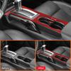 For Ford Mustang 2005-2009 Parts Carbon Fiber Auto Central Control Gear Shifter Water Cup Holder Panel Frame Decoration Sticker