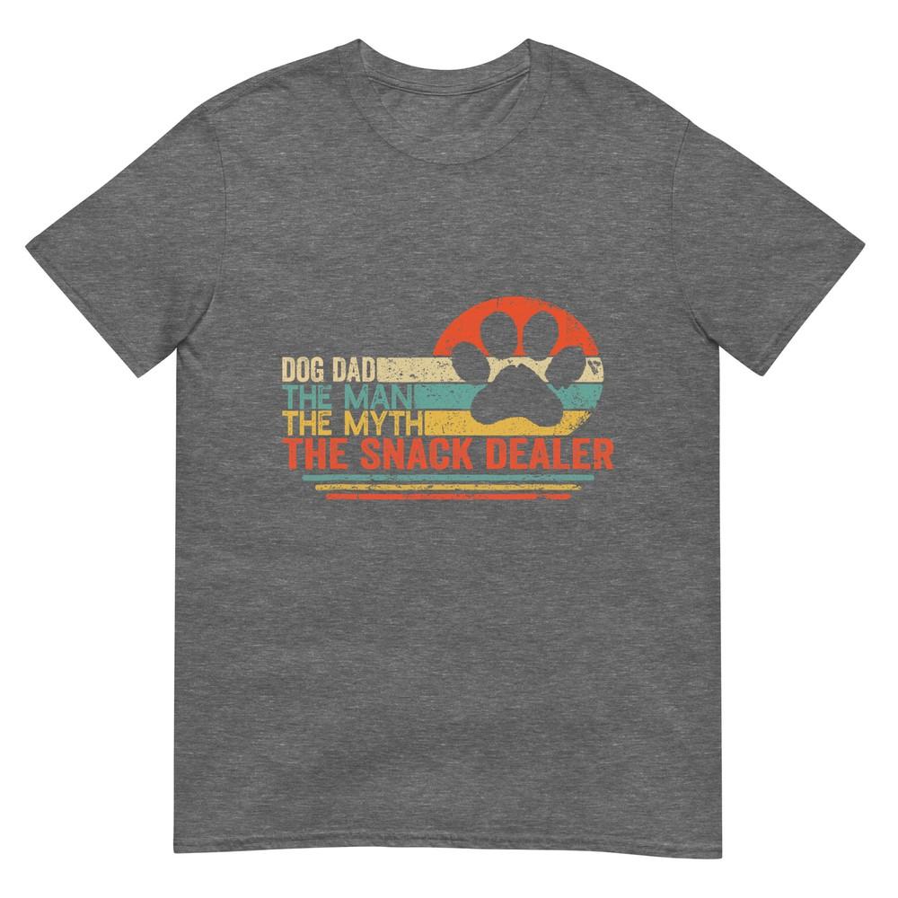 Vintage Dog Dad The Unisex The Myth Snack Dealer Father Day Tshirt