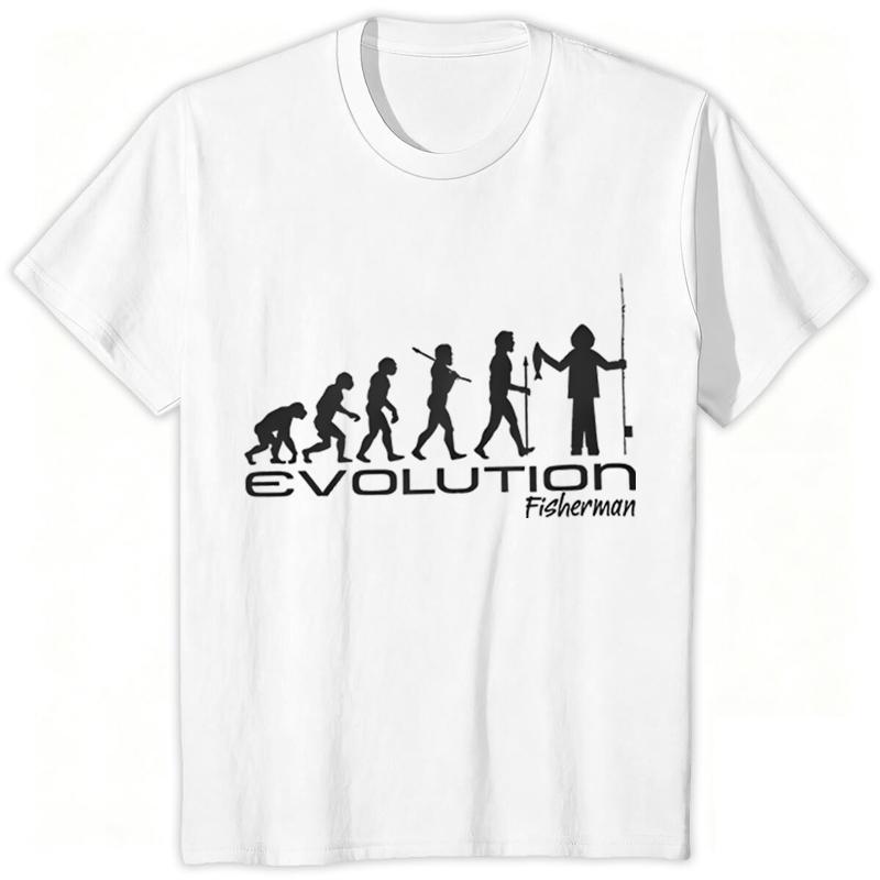

Fishing Enthusiast Patterned Printed Tshirt 2026 Summer New Style for Both Unisex and Women Suitable for Street Casual Wear S